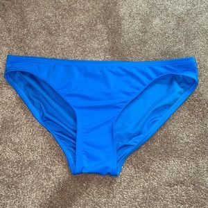 Women’s blue bottom bathing suits